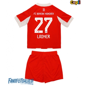 Bayern Munich Konrad Laimer #27 Echipament de Fotbal Replică 2025-26 Copii Acasa (+ Șorturi)